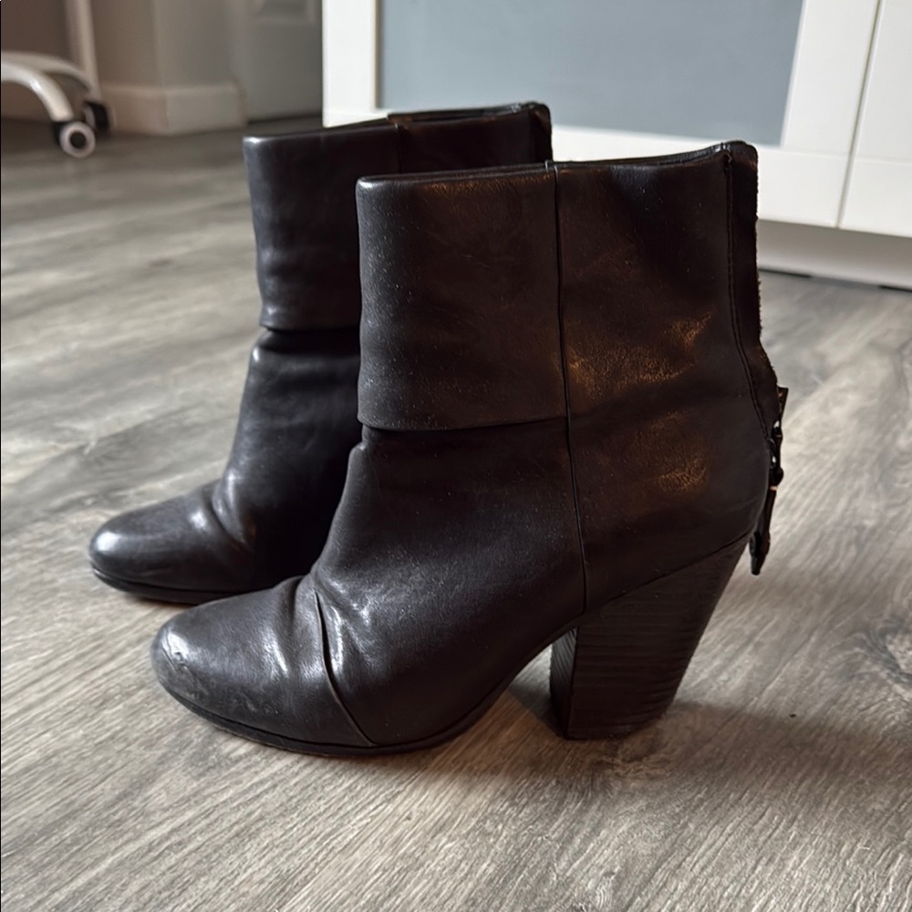 Rag & Bone Leather Ankle Boots